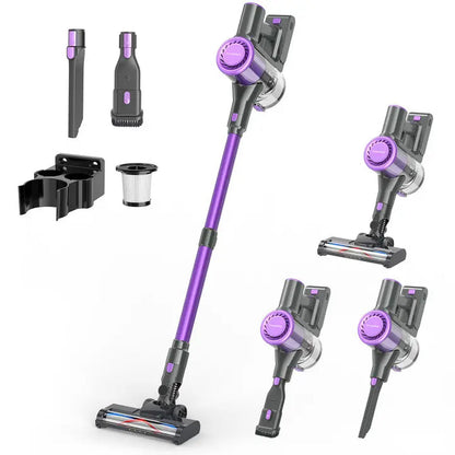 Pink Cordless Vacuum Cleaner 28Kpa Suction, 8-in-1, 50 Min Runtime, works on  All Surfaces